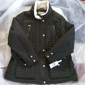 Michael Kors Dark Moss Coat Size 1X